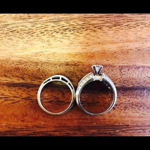 Engagement Ring and Wedding Band SET